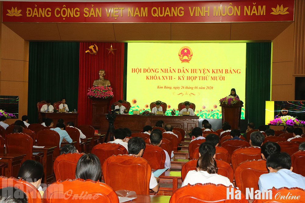 Toàn cảnh phiên khai mạc kỳ họp.