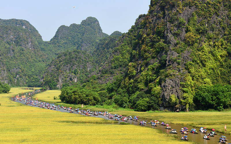 Ninh Bình là điểm đến thứ hai ở Việt Nam trong danh sách 14 điểm đến cần được khám phá của TripstoDiscover. (Ảnh: vietnamtourism)