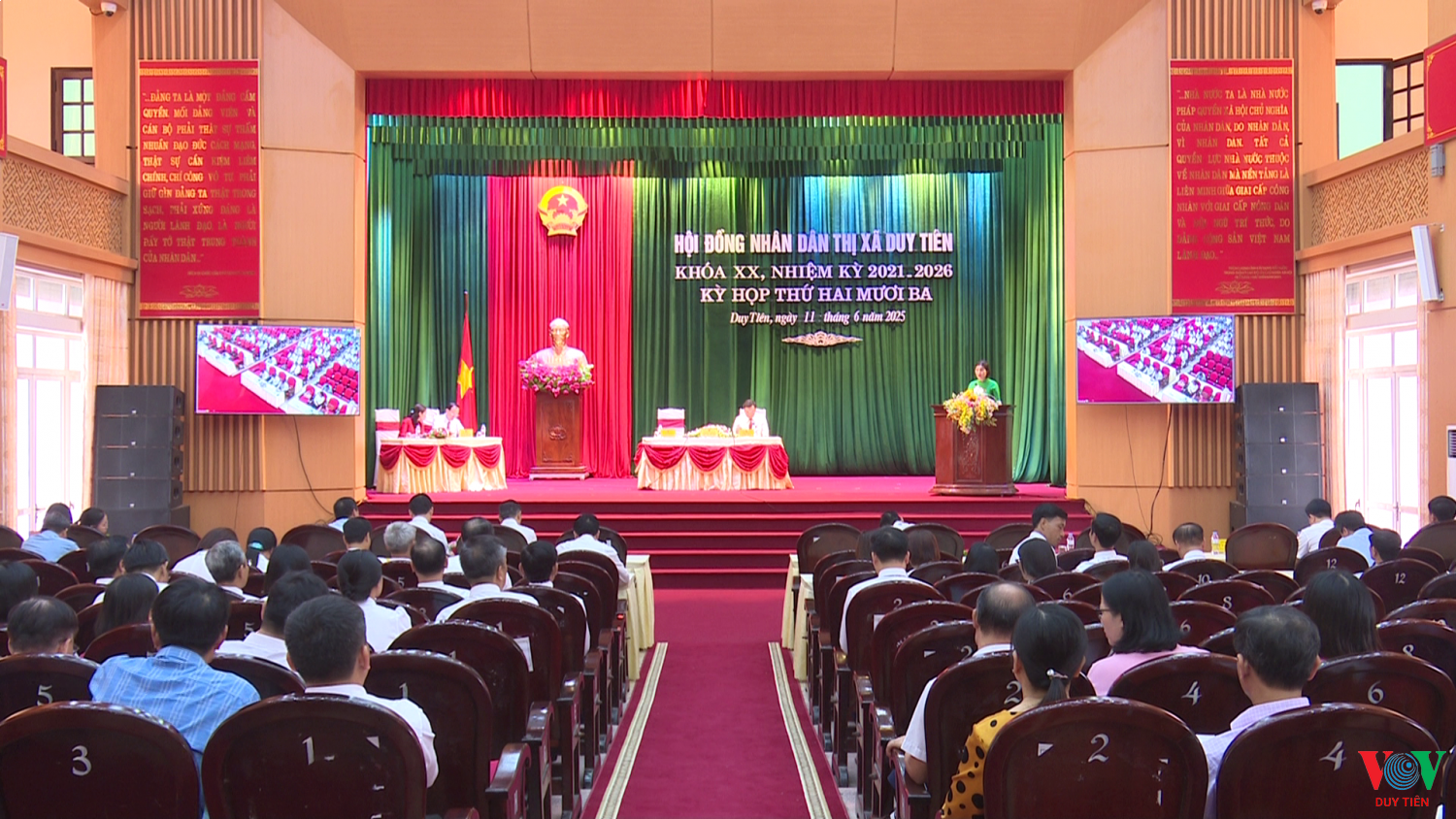 HĐND thị xã khóa XX, nhiệm kỳ 2021 - 2026 tổ chức kỳ họp thứ Hai mươi ba