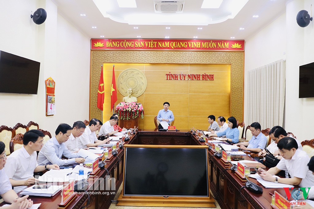 Ban Thường vụ Tỉnh uỷ cho ý kiến vào Dự thảo Quy chế làm việc của Ban Chấp hành Đảng bộ tỉnh