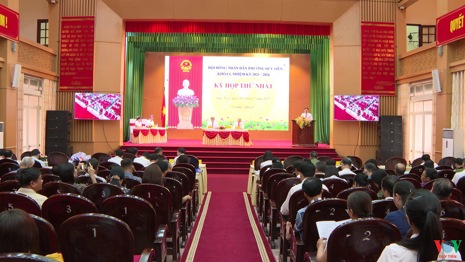 HĐND phường Duy Tiên khóa I nhiệm kỳ 2021-2026 tổ chức kỳ họp thứ nhất