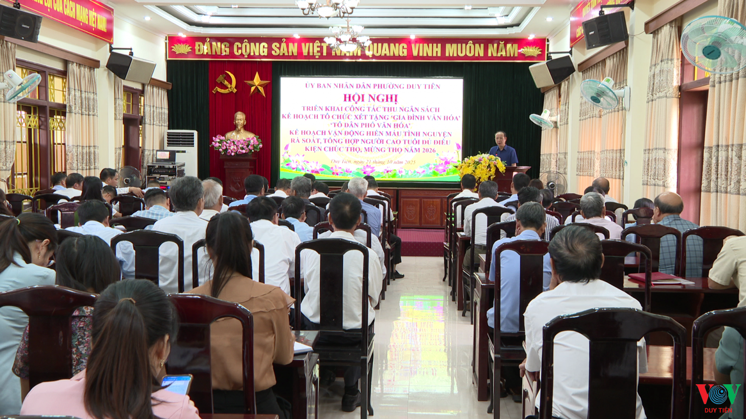 UBND phường Duy Tiên triển khai công tác thu ngân sách trên địa bàn